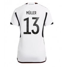 Tyskland Thomas Muller #13 Hemmatröja Dam VM 2022 Korta ärmar